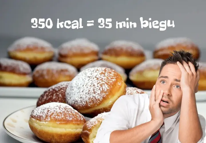 Ile trzeba biegać, żeby spalić pączka i nie czuć się winny?